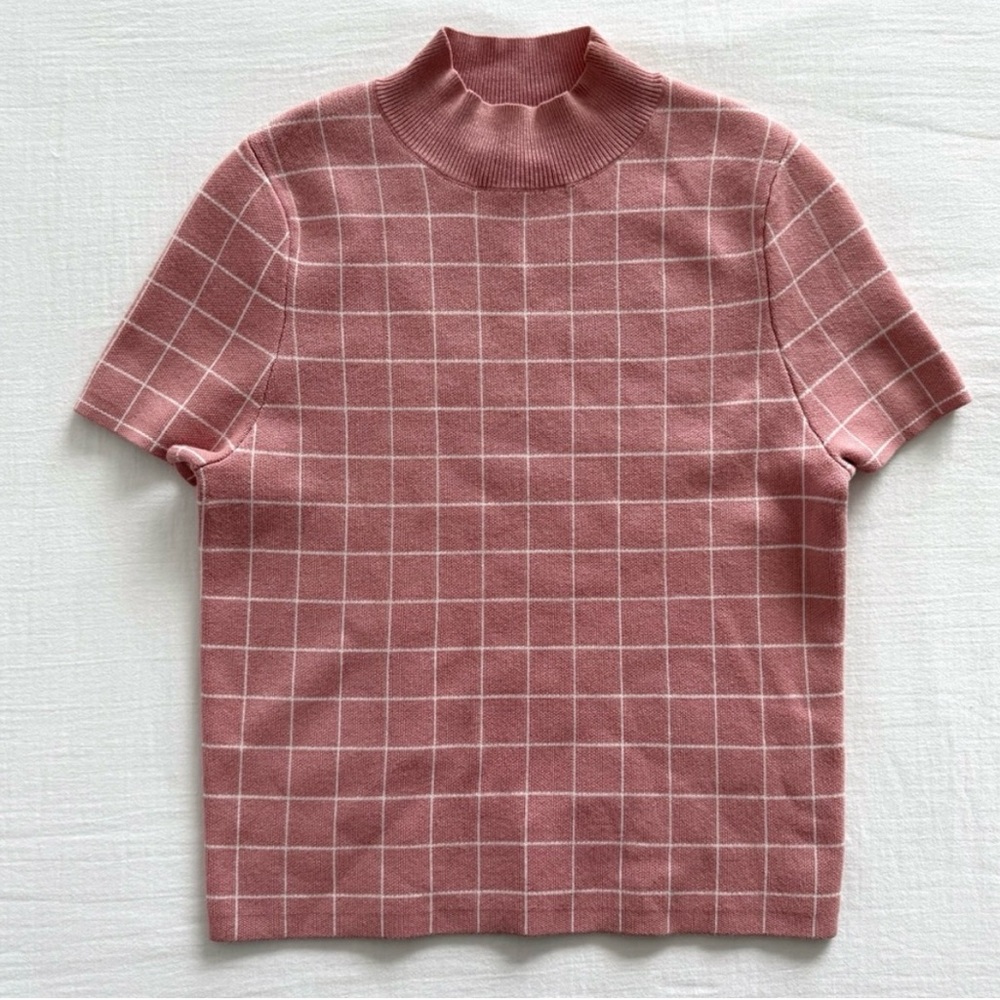 Anthropologie Maeve Dusty Pink Knit Top XS